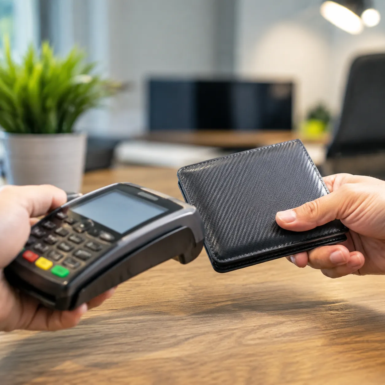 Testing RFID blocking wallet shielding with a smartphone NFC reader