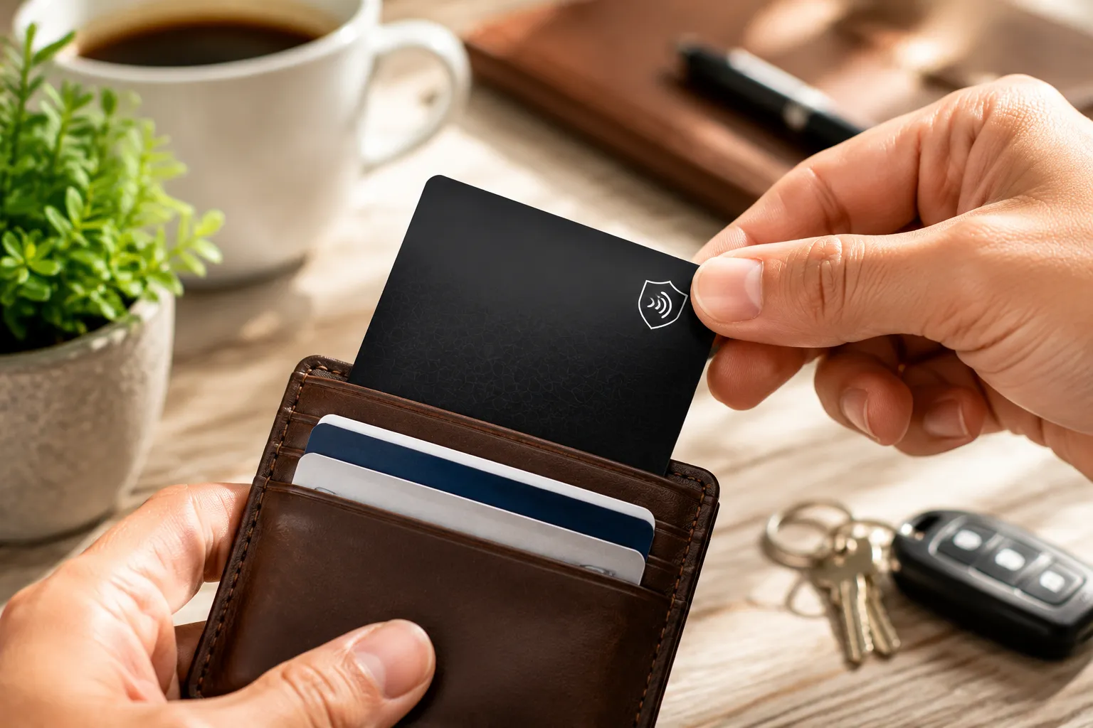 Original RFID Blocking Cards use cases for wallet, passport case, and corporate badge security