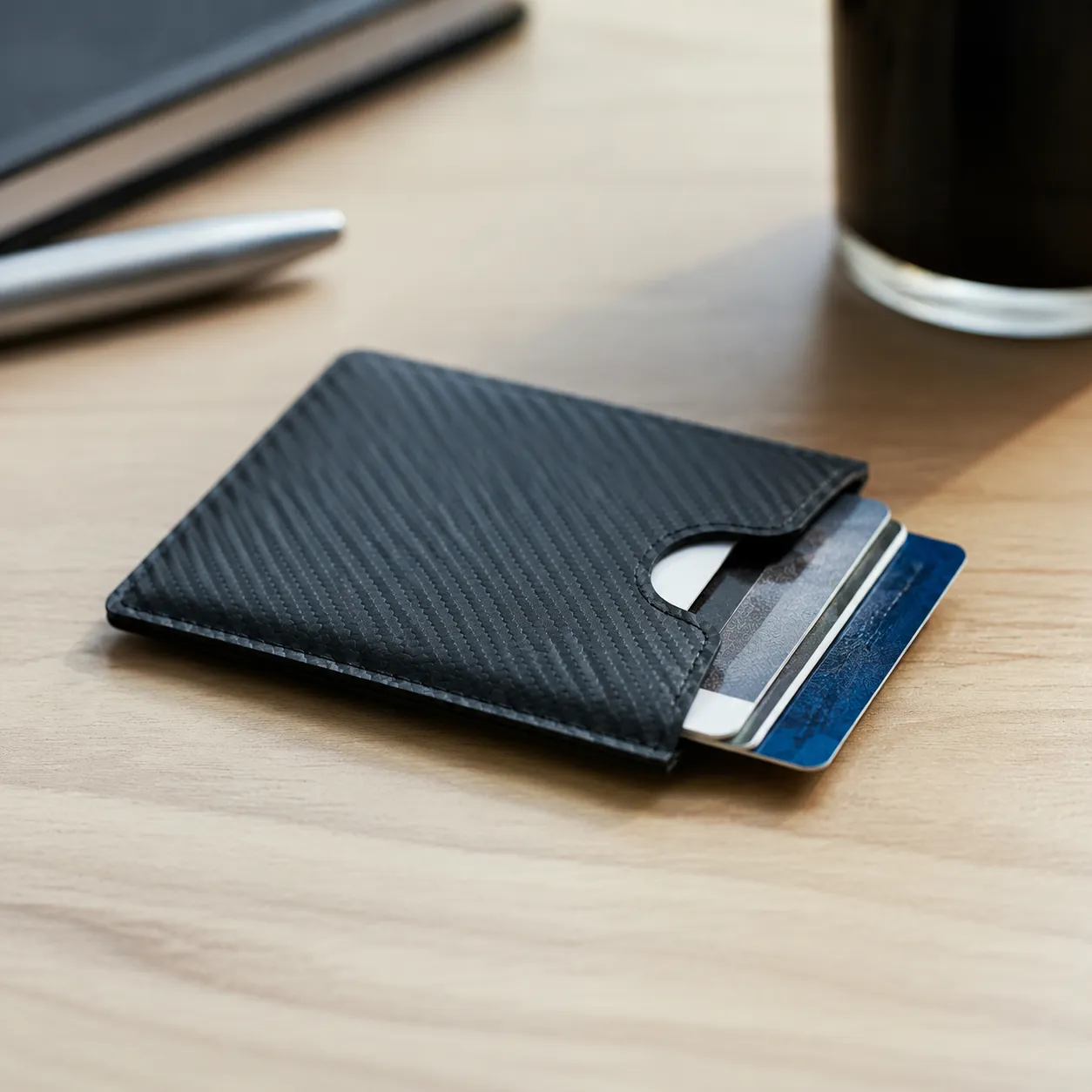 RFID-blocking card sleeve with custom OEM/ODM printing