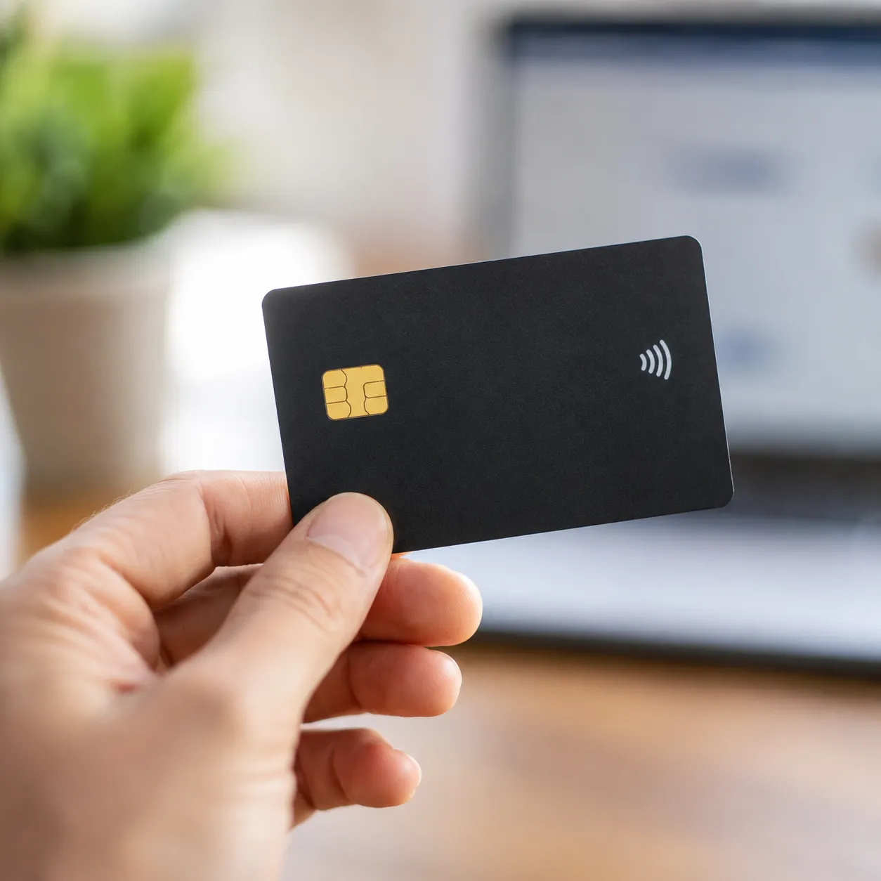 Chip embedded RFID blocking card — active 13.56MHz wallet and passport protection