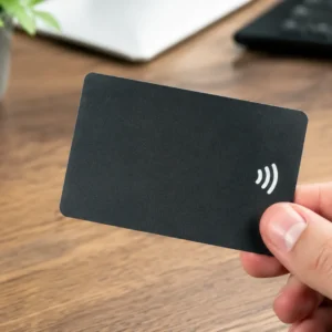 RFID NFC contactless blocking card CR80 slim 13.56 MHz wallet skimming protection