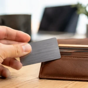 RFID contactless blocking card CR80 wallet insert for credit card and passport skimming protection