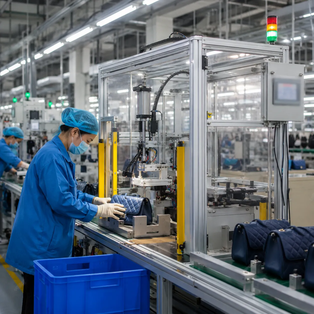 Secure factory-direct RFID blocking purse supply chain