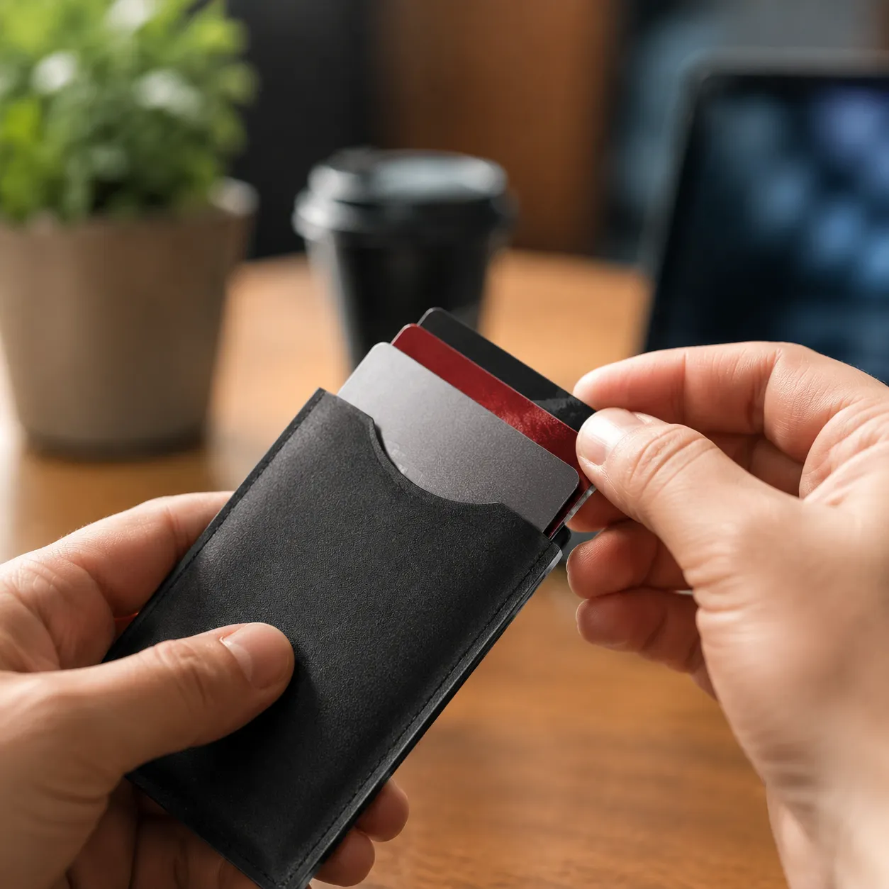 Ultra-thin RFID blocking credit card protection