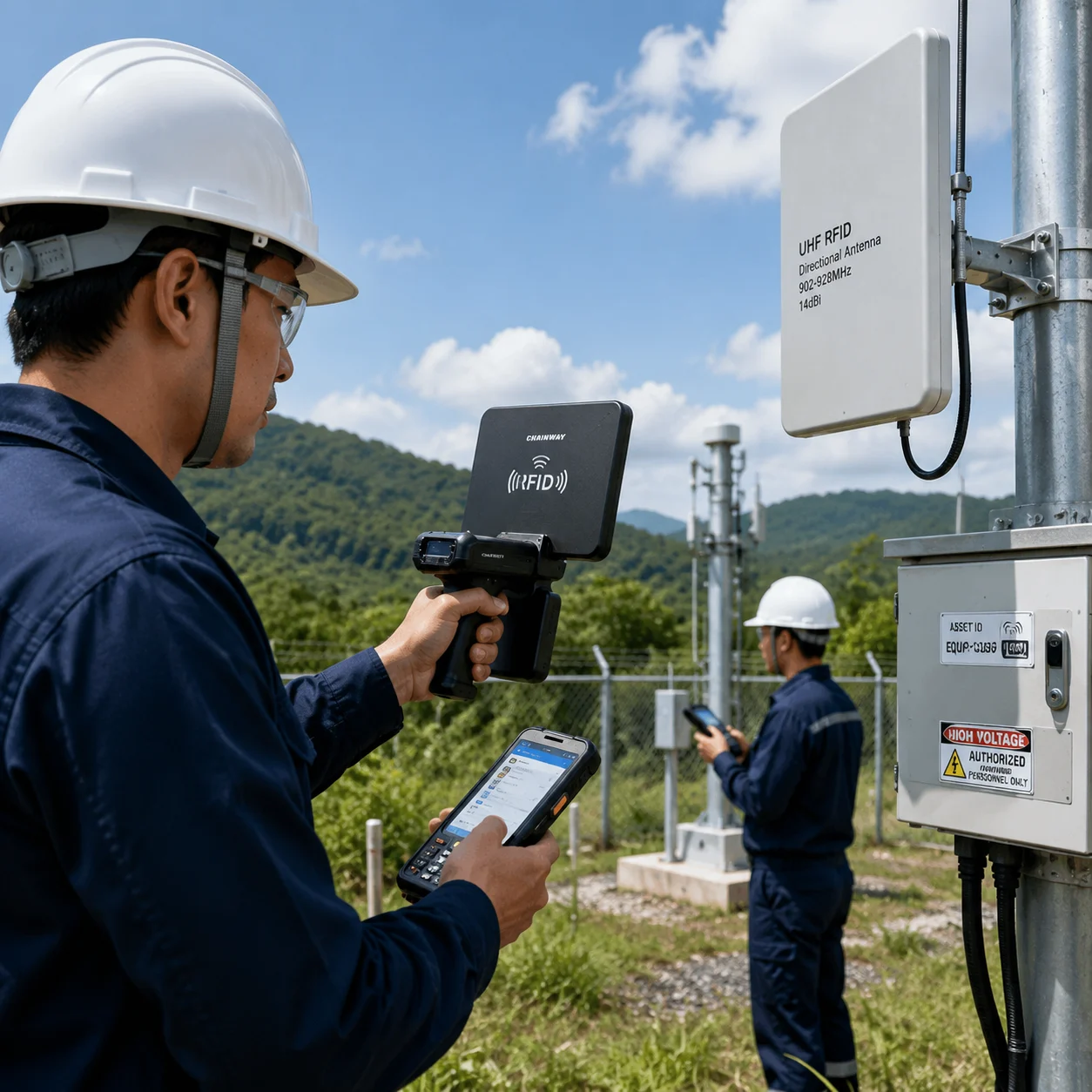 Asset inventory and inspection icon