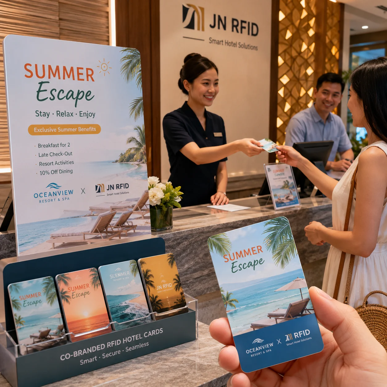 Co-branded or campaign edition hotel card