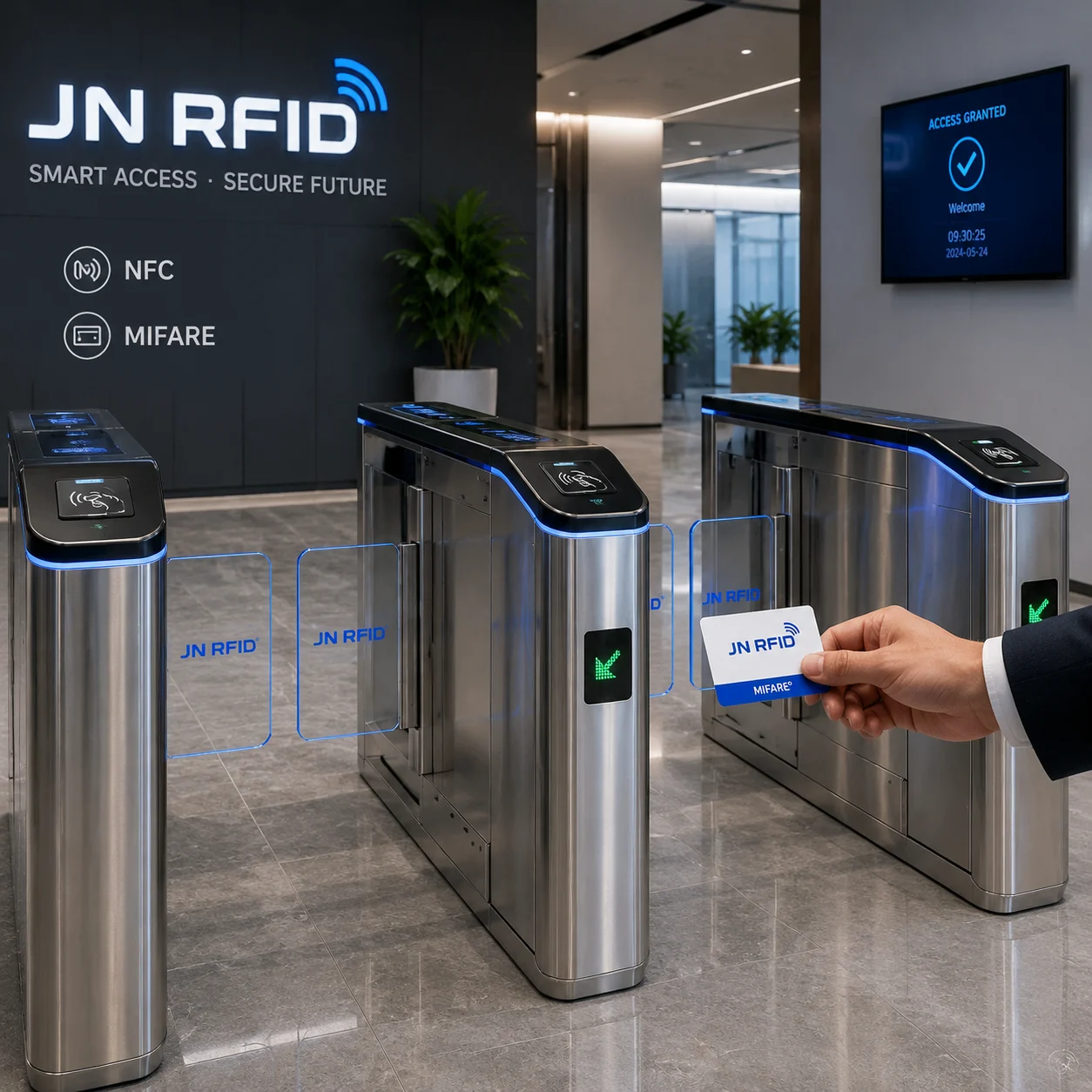 Commercial access control and attendance RFID module