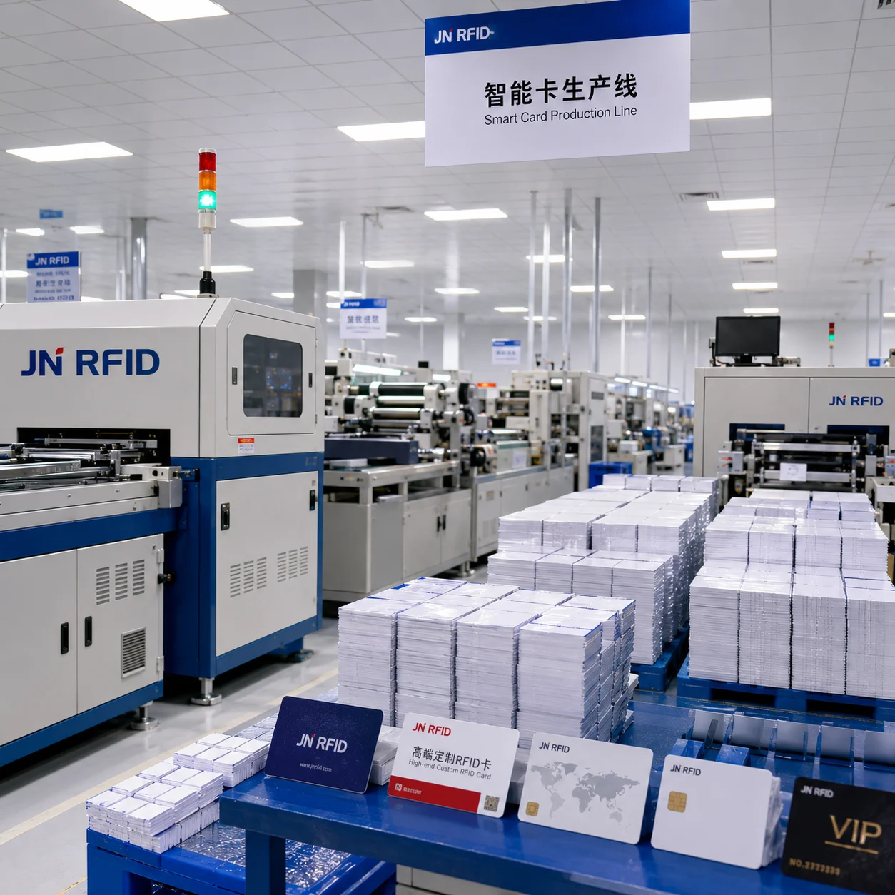 Comprehensive custom RFID cards, tags, and shielding products manufactured by JN RFID
