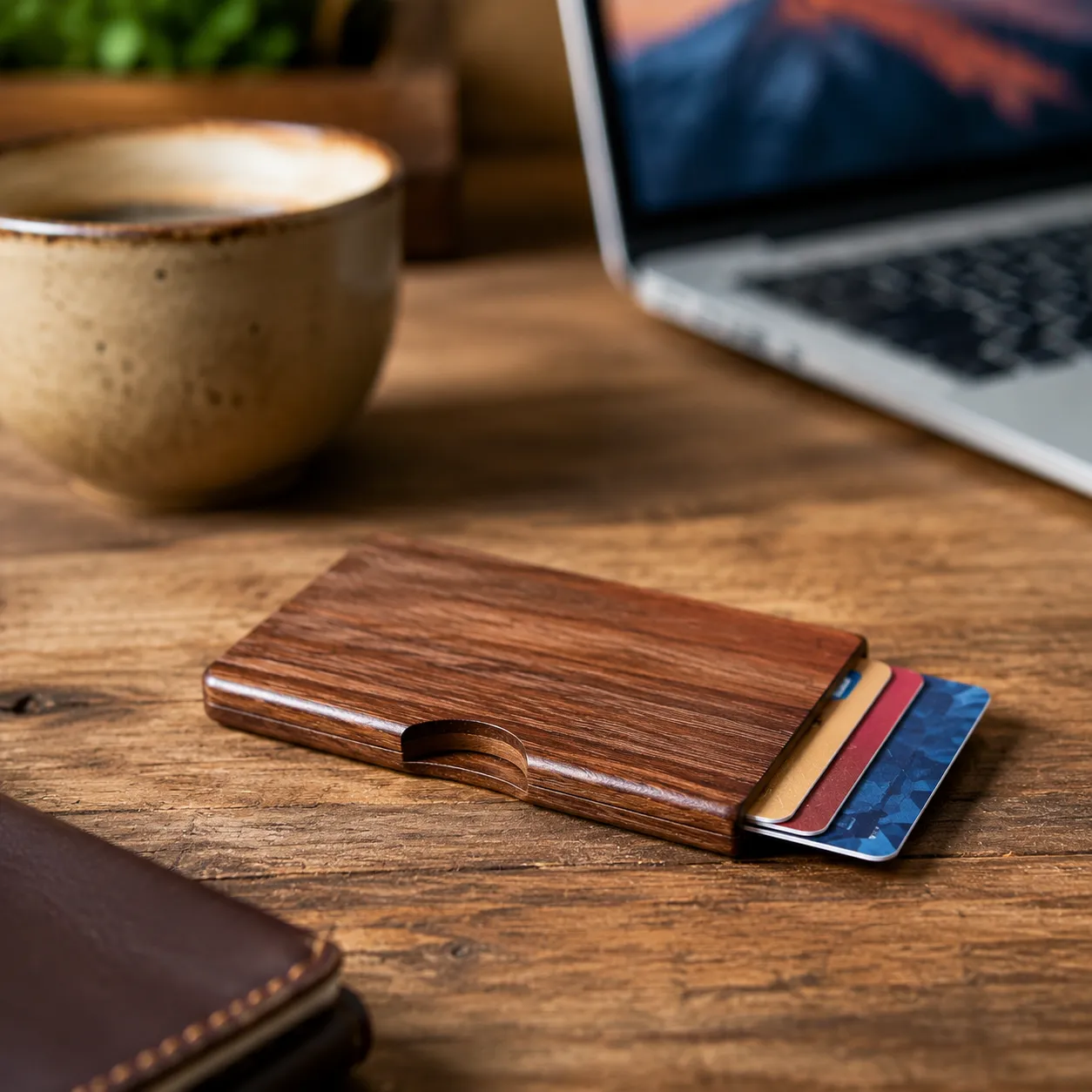 custom rfid wooden blocking card protection