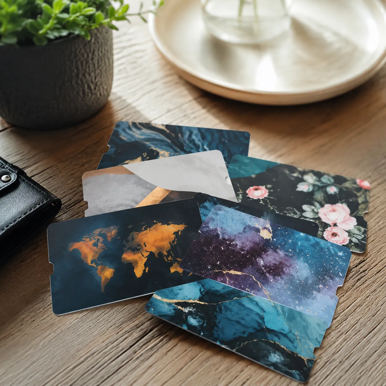custom uv printed rfid blocking card options
