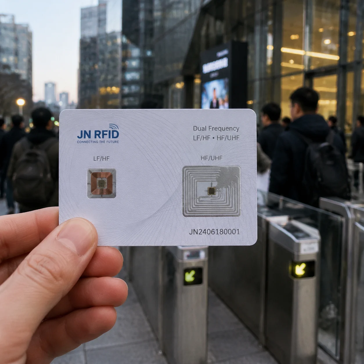 Dual frequency and combo access card