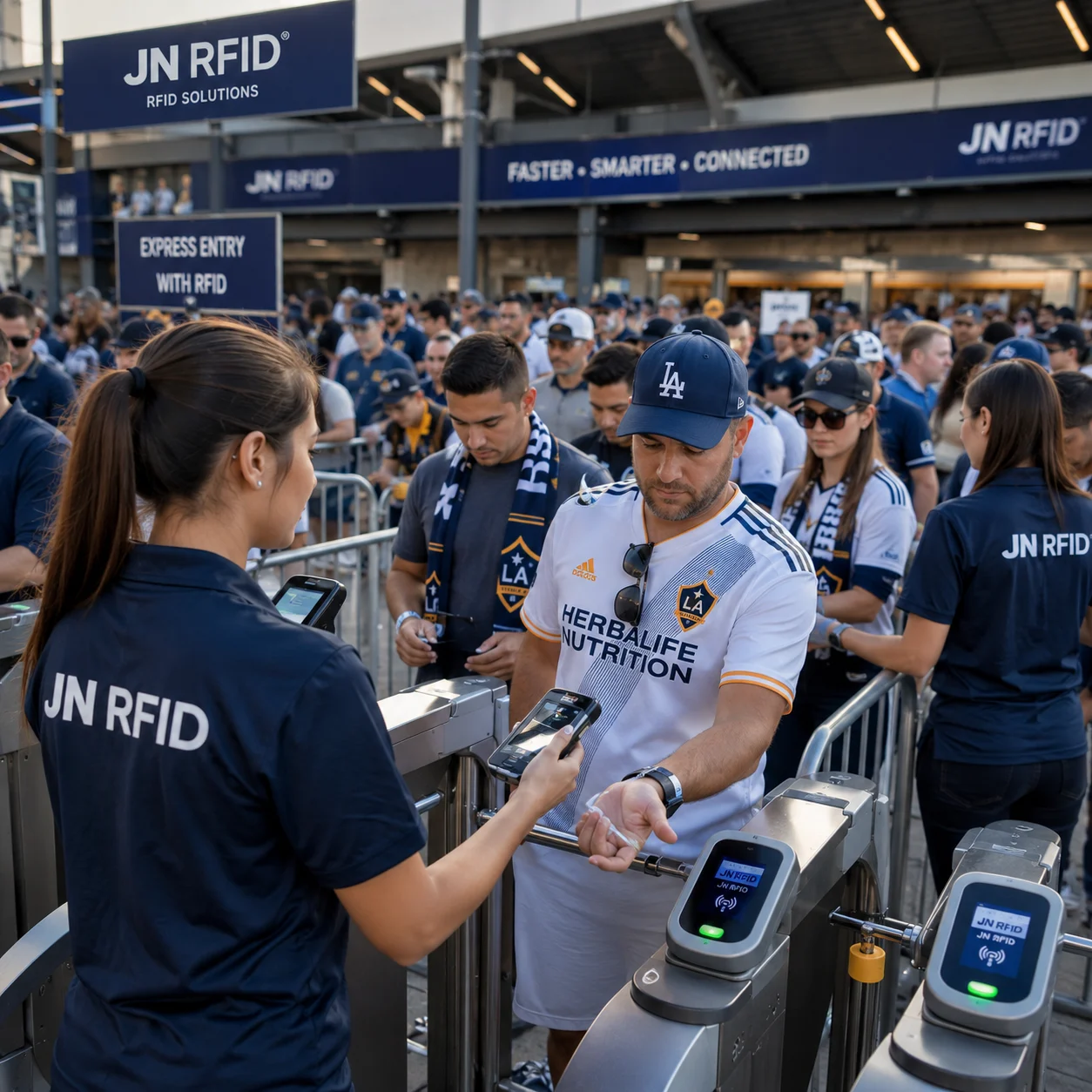 Events and venues RFID credential deployment