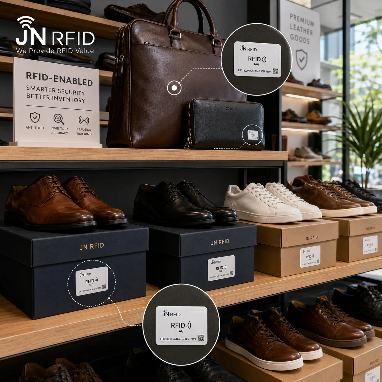 Footwear and accessories retail RFID deployment