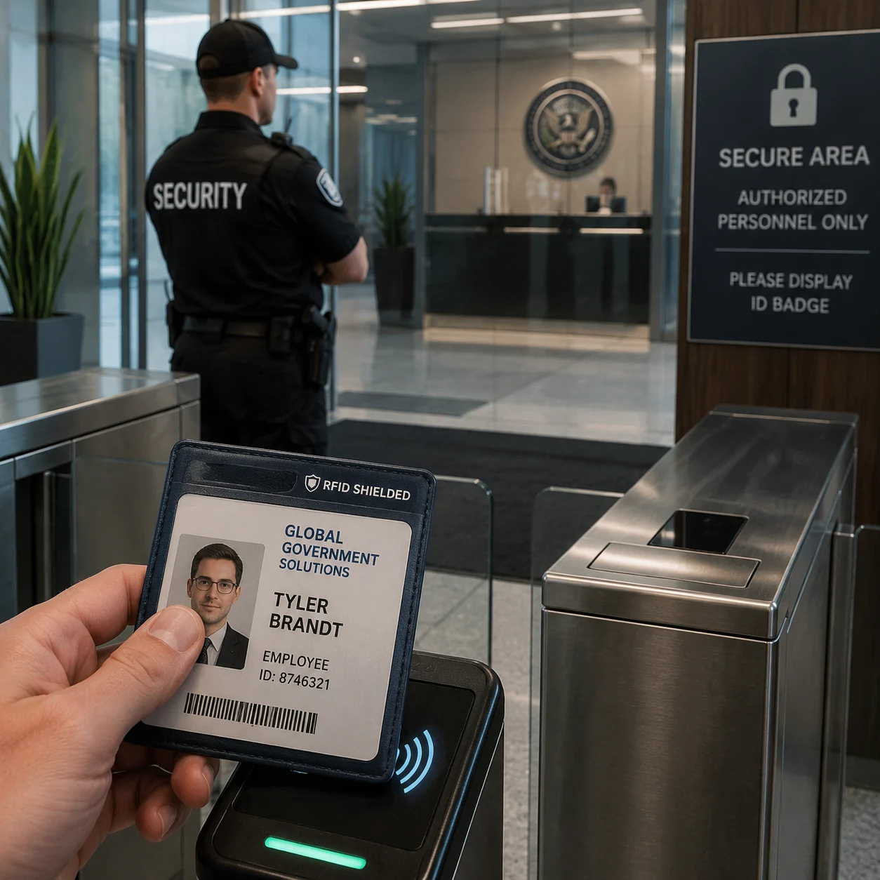 Government and Corporate Security Icon
