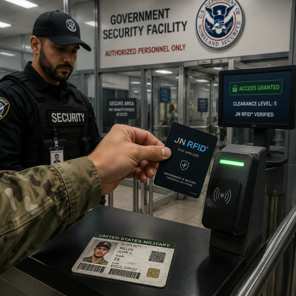 Government and security department credential protection