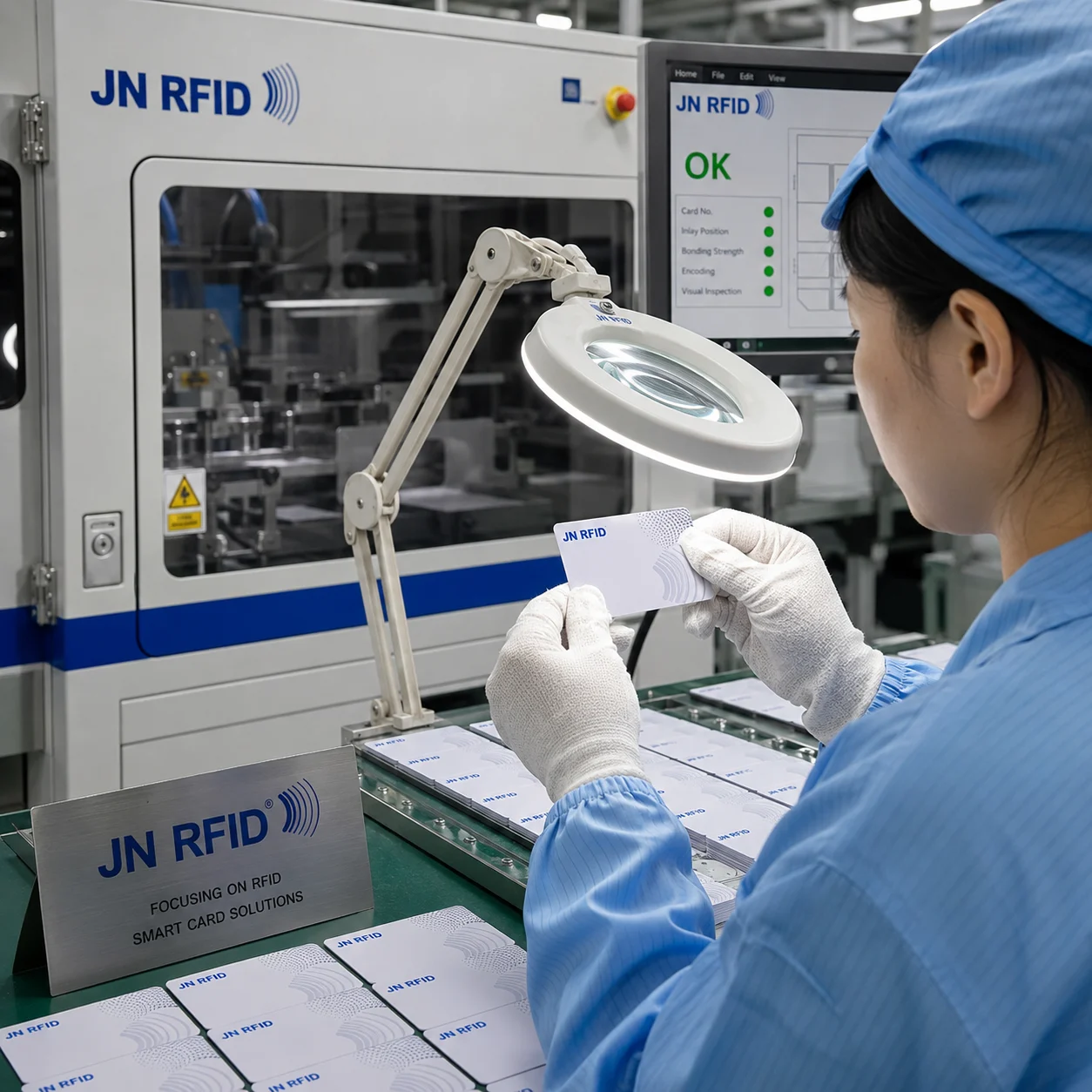 JN RFID access control security project and manufacturing lifecycle steps