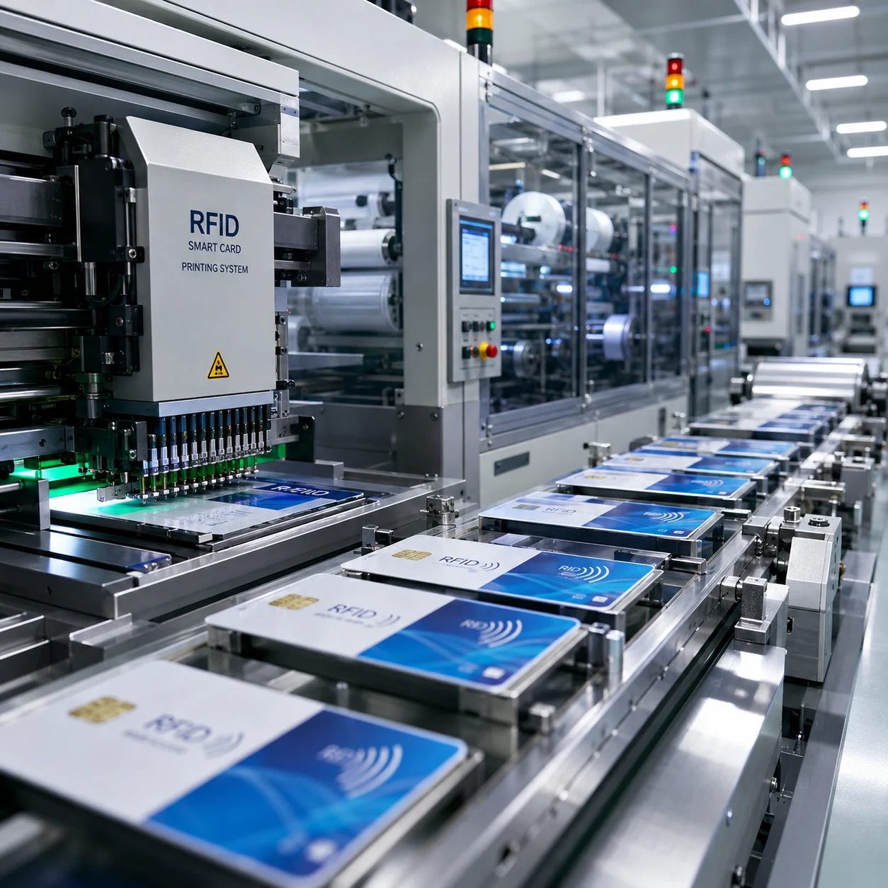 JN RFID automated production line for RFID blocking sleeves