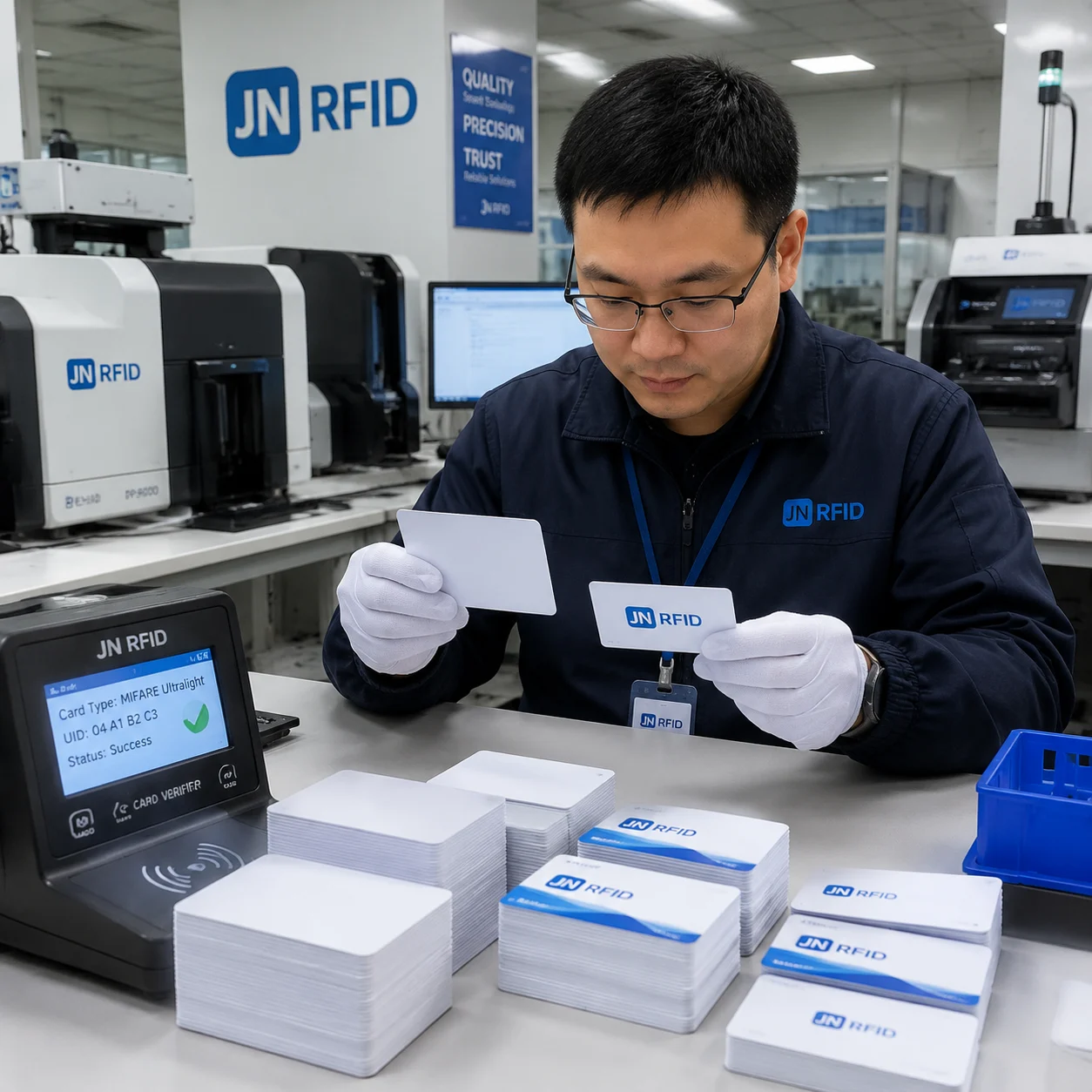 JN RFID bulk ordering and manufacturing workflow