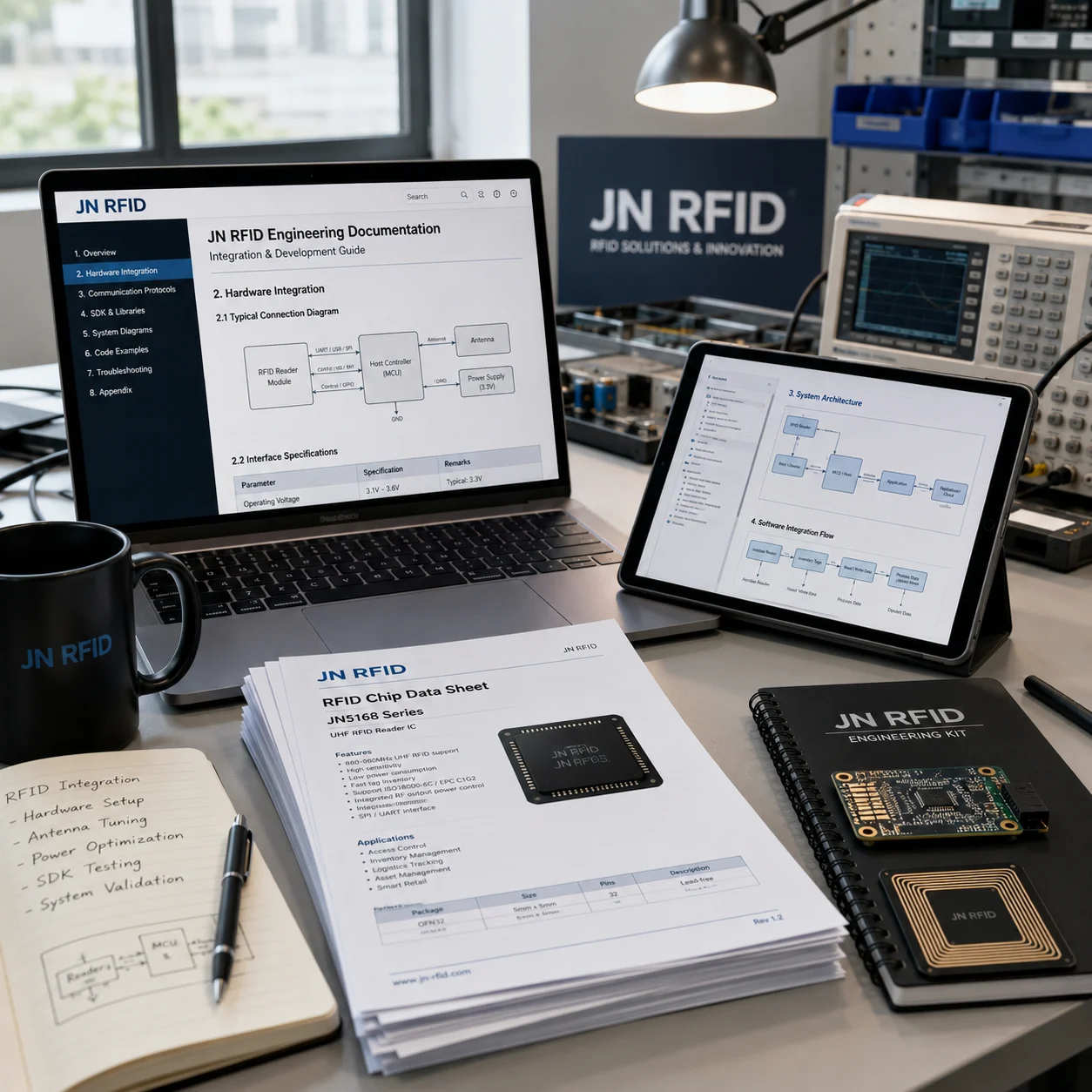 JN RFID engineering documentation and software integration toolkit