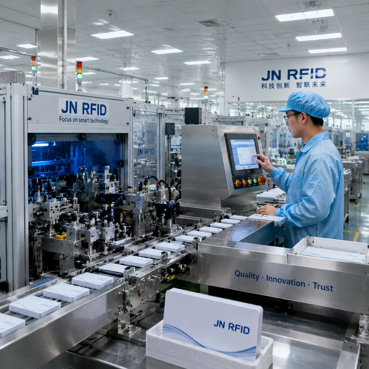 JN RFID Manufacturing Facility and Automated Production Lines
