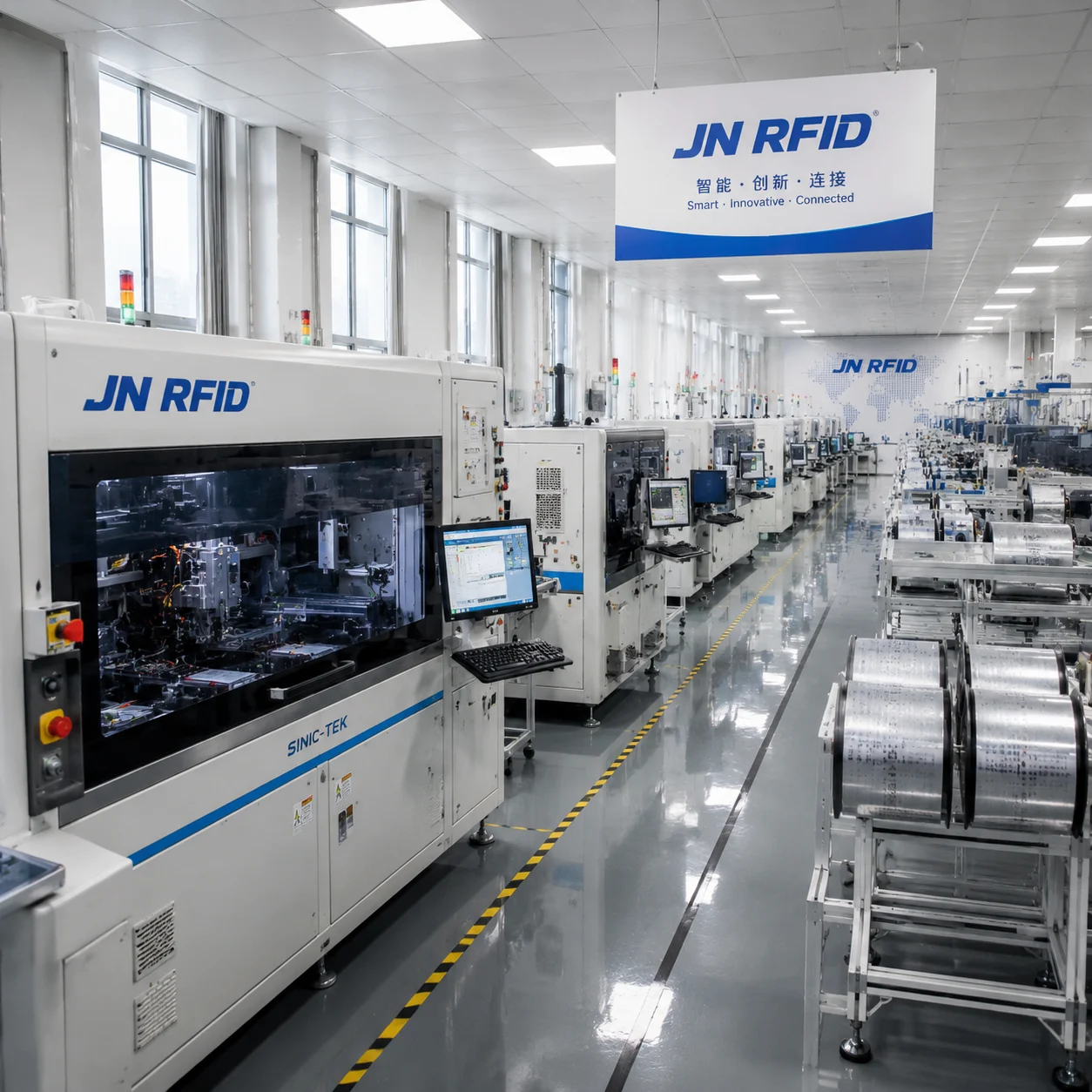 JN RFID OEM/ODM industrial manufacturing factory and production line