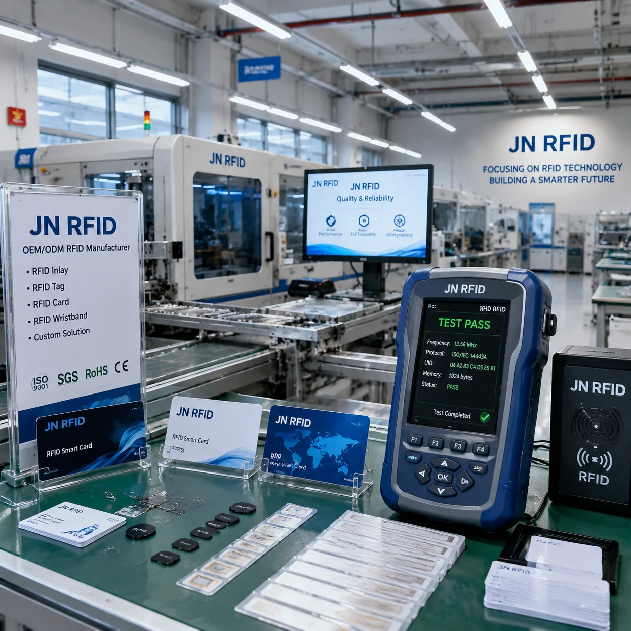 JN RFID OEM/ODM quality assurance and compliance testing