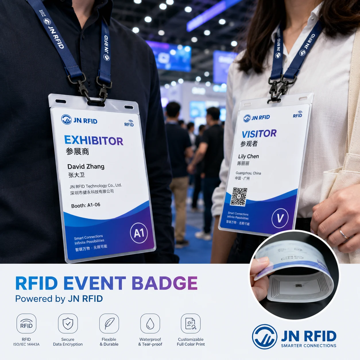 Large-Scale RFID Event Badges