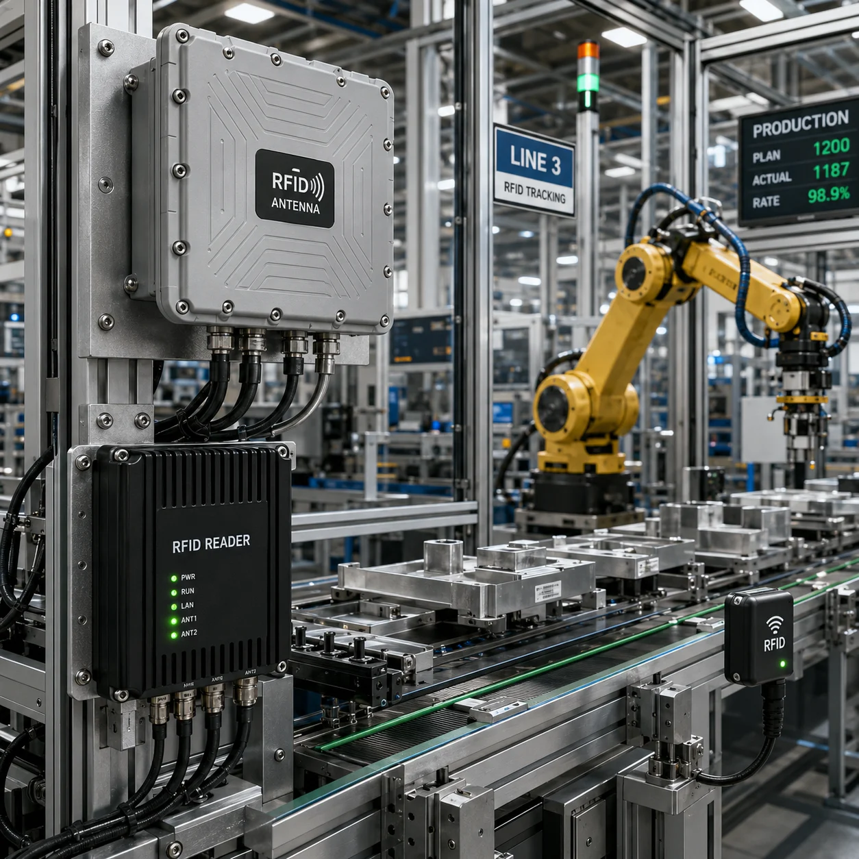 Manufacturing production icon