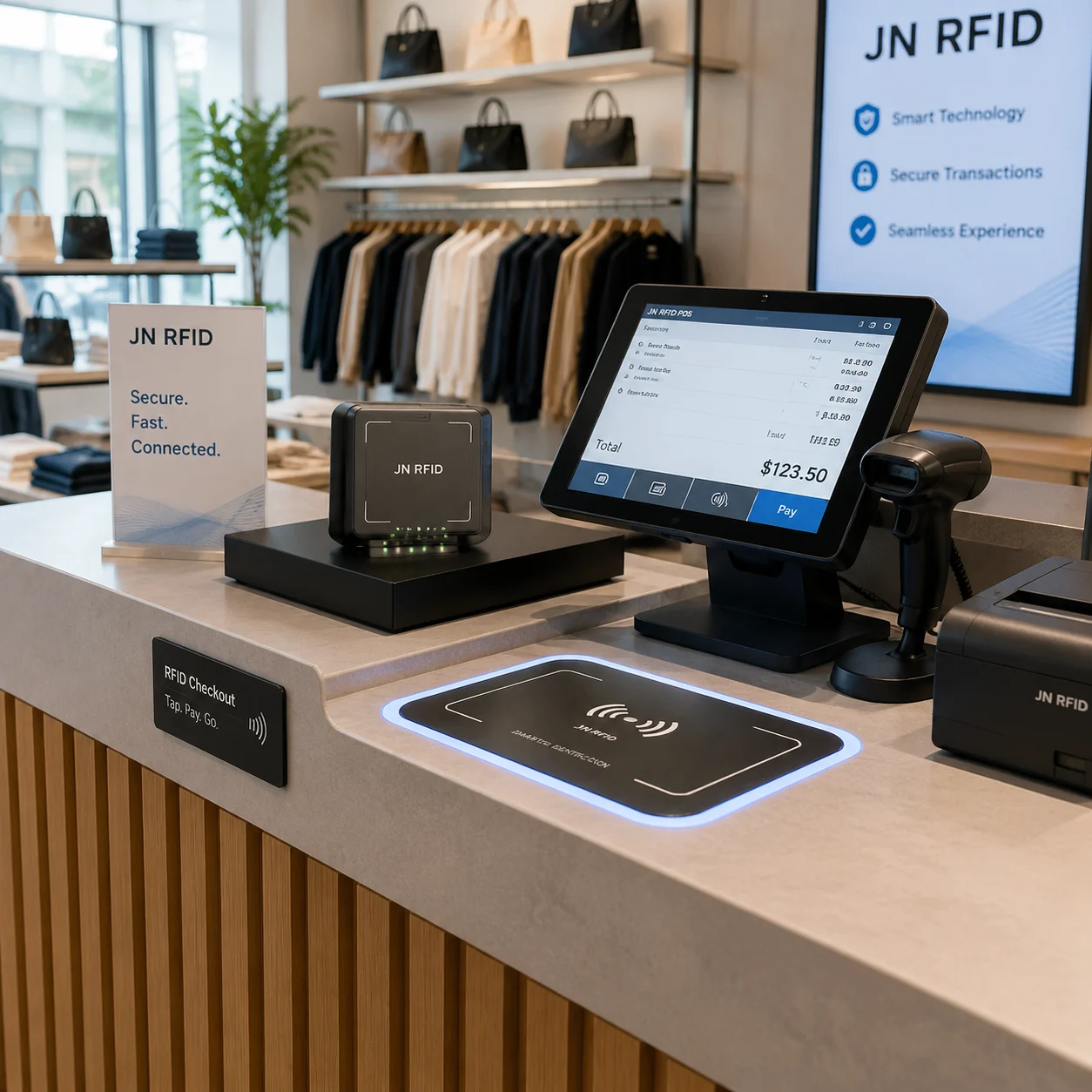 Retail store and POS checkout
