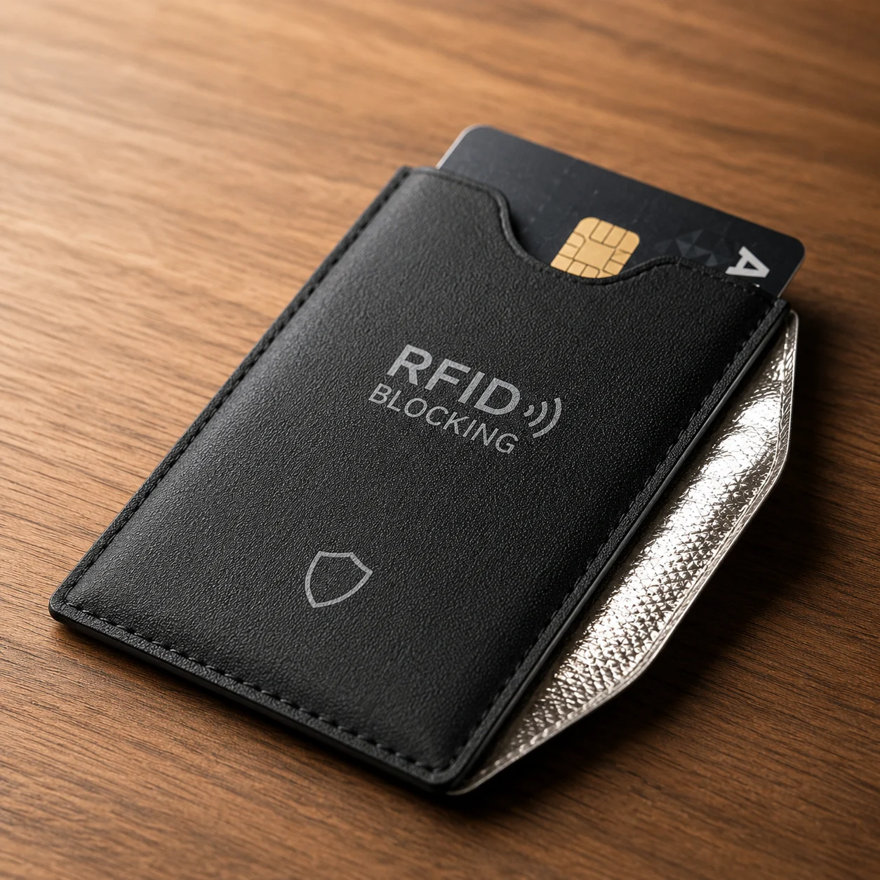 custom rfid credit card sleeves RFID Blocking Package of Credit Card Sleeves/Passport Sleeves Silver Vault