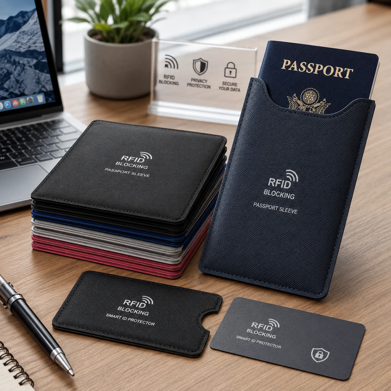 RFID passport sleeves and smart ID security