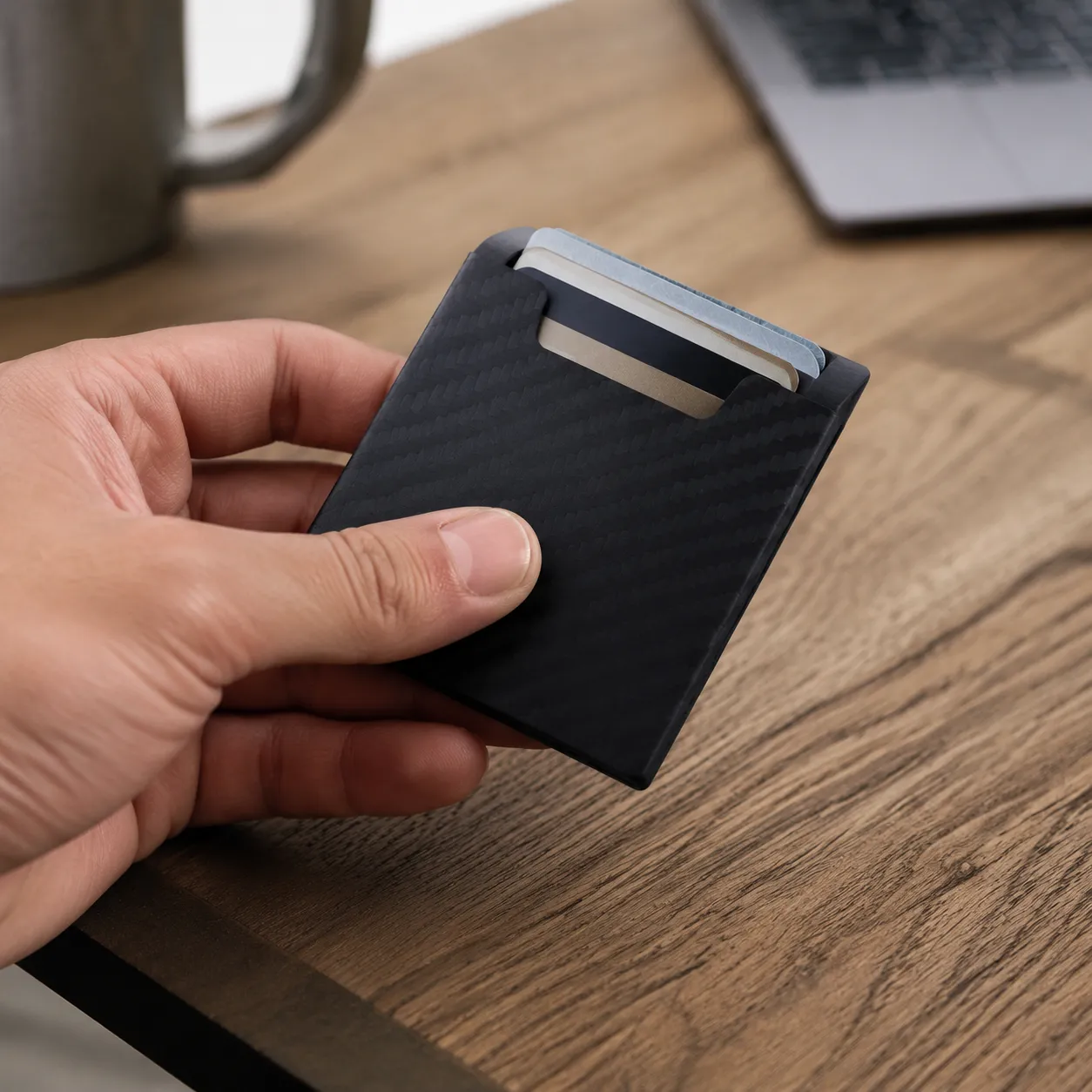 ultra-thin rfid blocking card clash protector dual-sided shielding insert