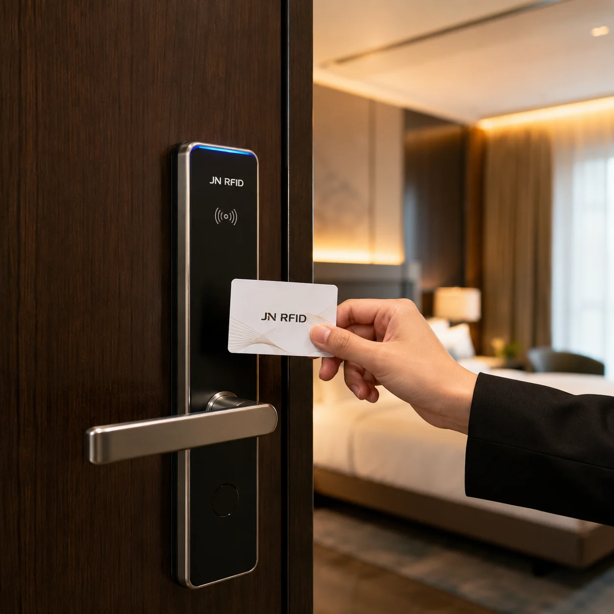 Smart hospitality and apartment door lock RFID module