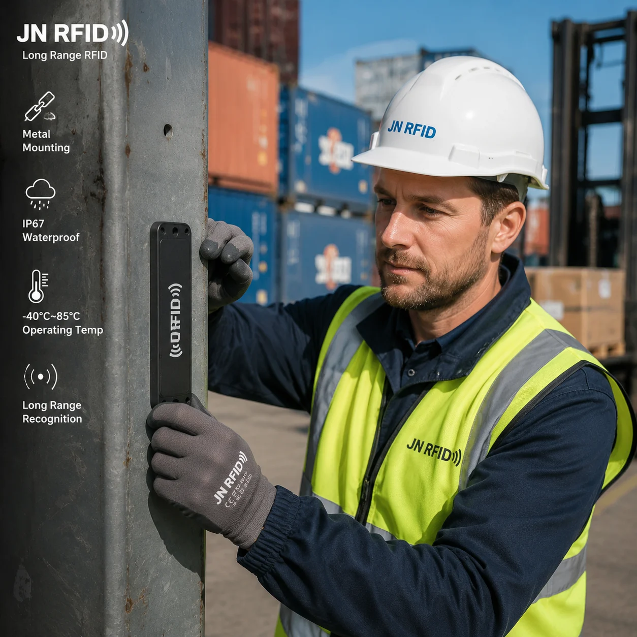 UHF RFID tags for long range asset and logistics tracking