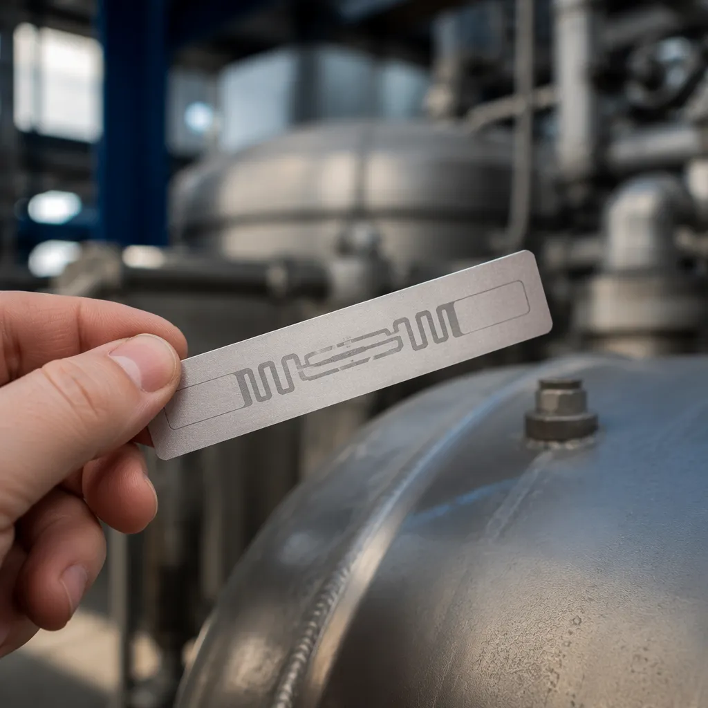 Passive UHF RFID tag for extreme temperature