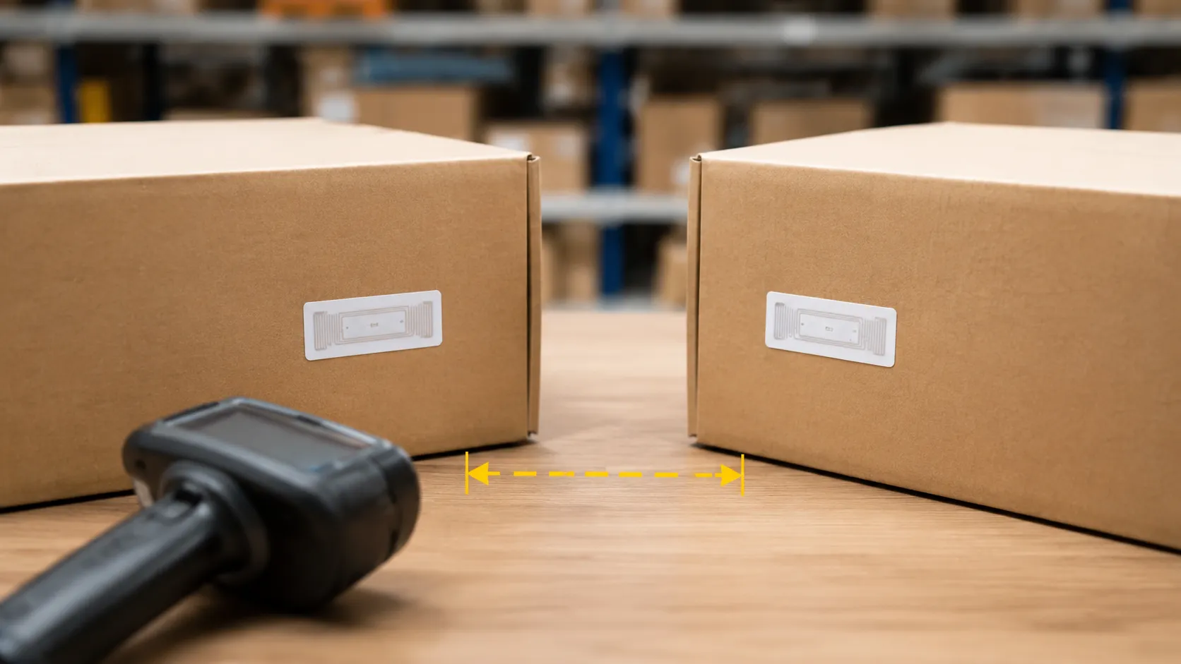 UHF RFID spacing to avoid interference