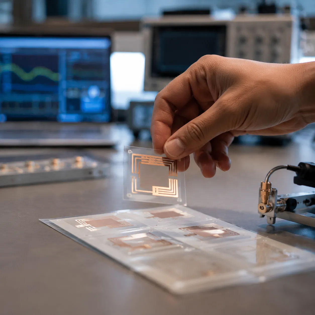 UHF RFID tag antenna miniaturization gain optimization
