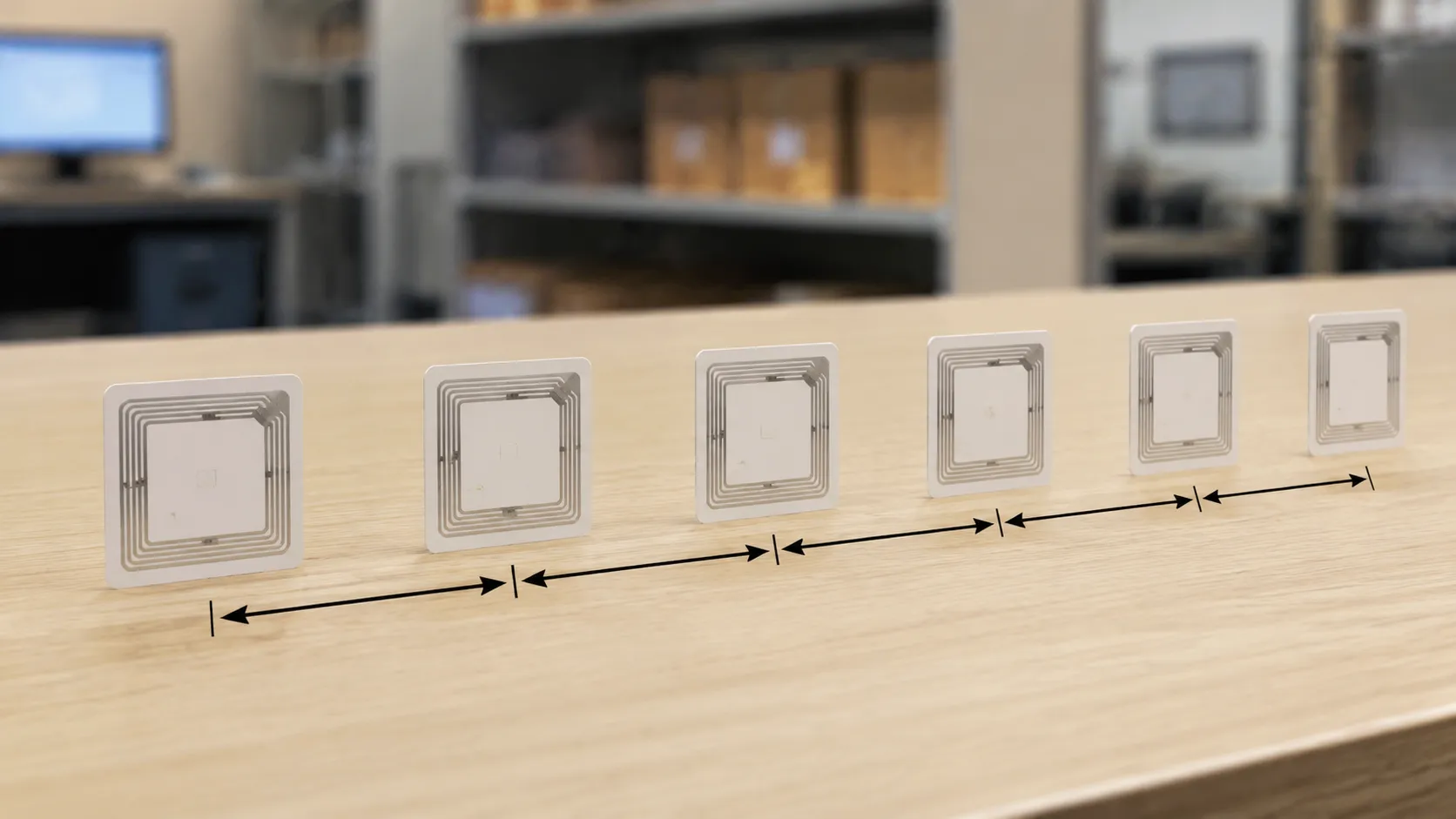 UHF RFID tag minimum spacing guidelines