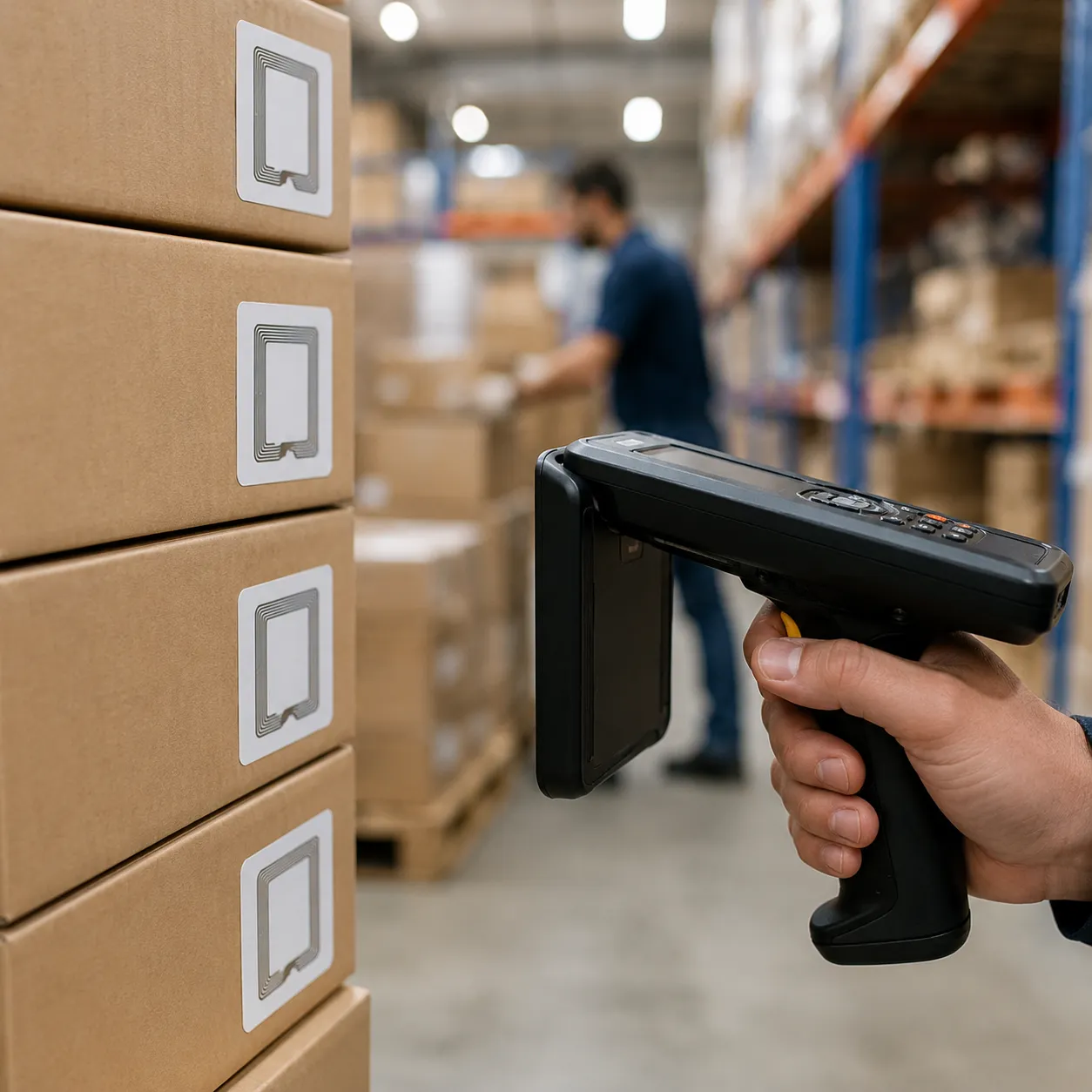 uhf rfid tag minimum distance interference mitigation