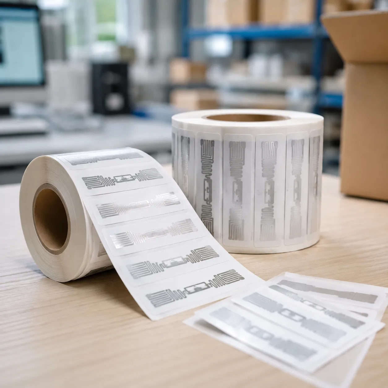 Custom OEM/ODM UHF adhesive RFID label tag