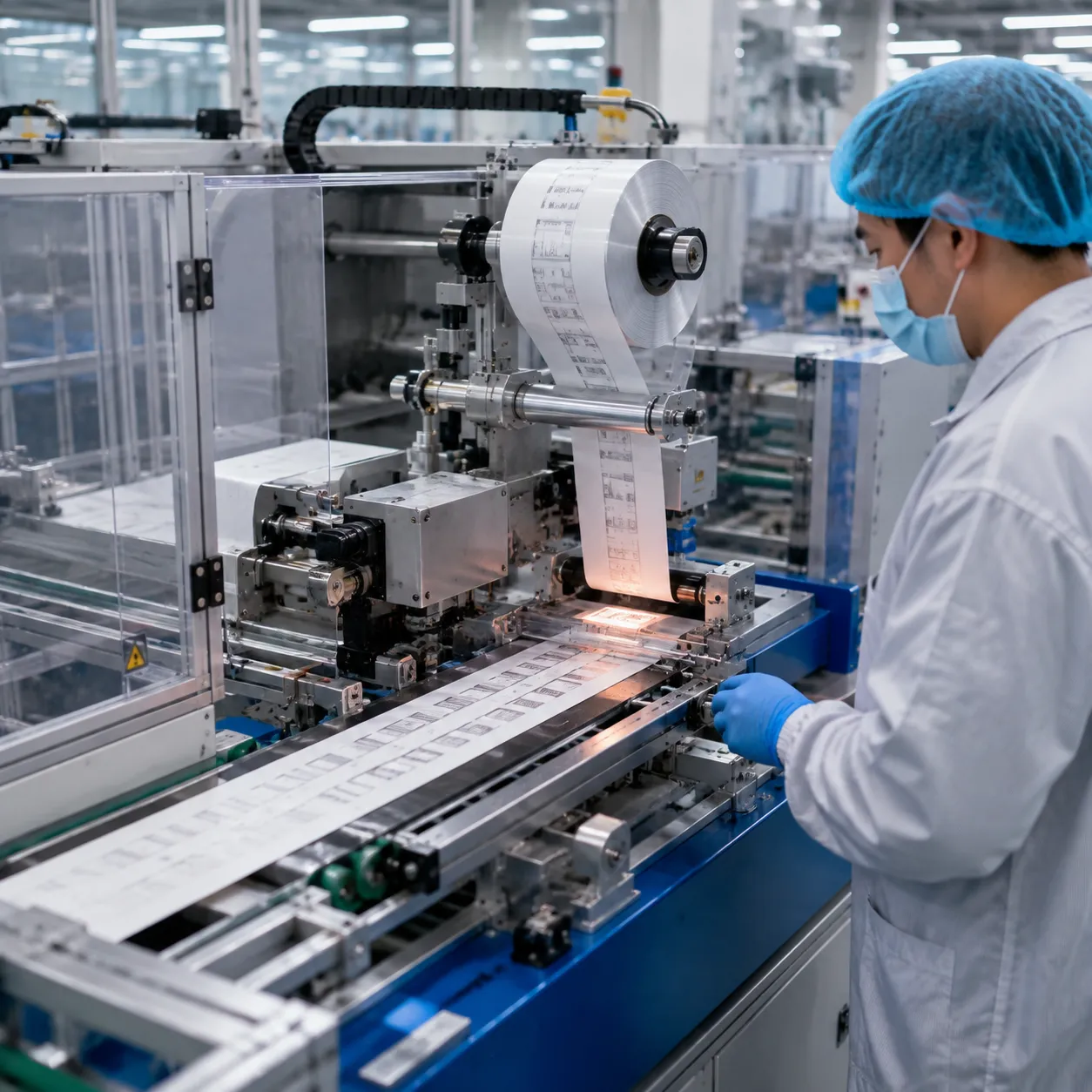RFID UHF library tag manufacturing process